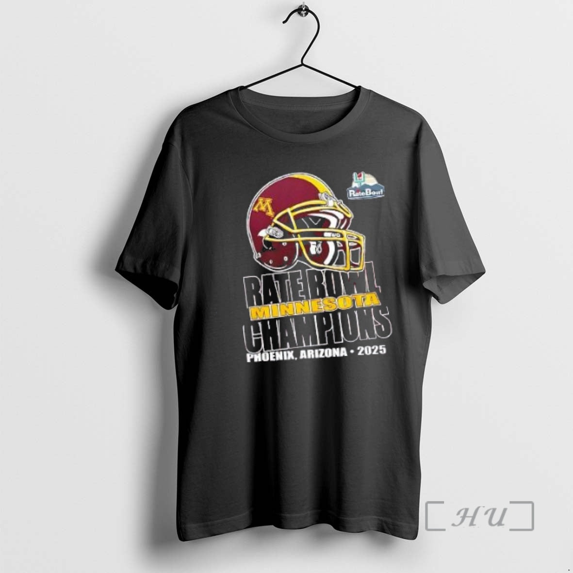 Officials Minnesota Golden Gophers Rate Bowl Champions 2025 Two Sided T-Shirts, Hoodie, Sweatshirt | AU01DripNestTees.com