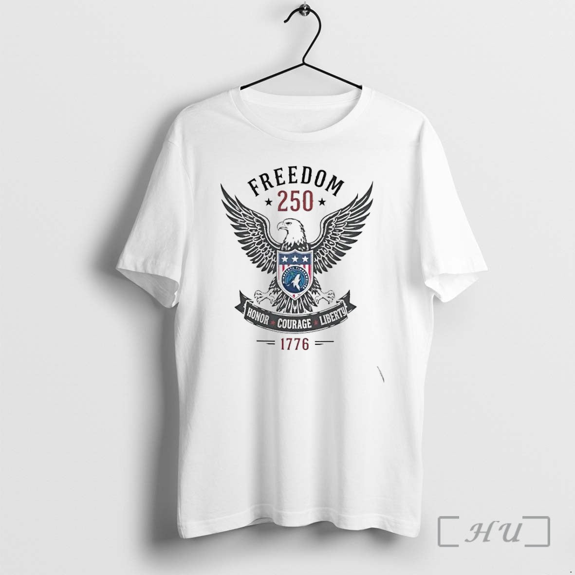 Officials Minnesota Timberwolves Celebrating Freedom 250 Honor Tee
