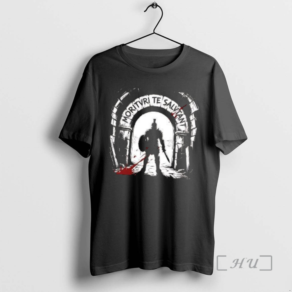 Officials Morituri Te Salutant Gladiator We Salute You Ancient Roman Gladiators Premium T Shirts Sweater Hoodie, Sweatshirt