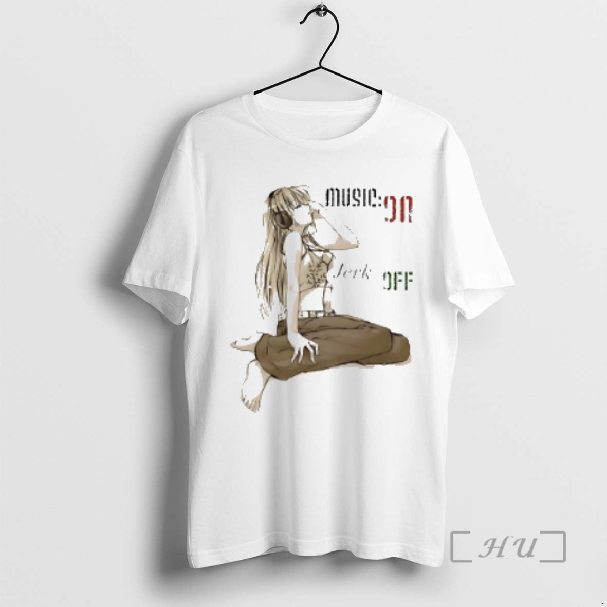 Officials Music On Jerk Off Anime T-Shirts, Hoodie, Sweatshirt | AU01DripNestTees.com