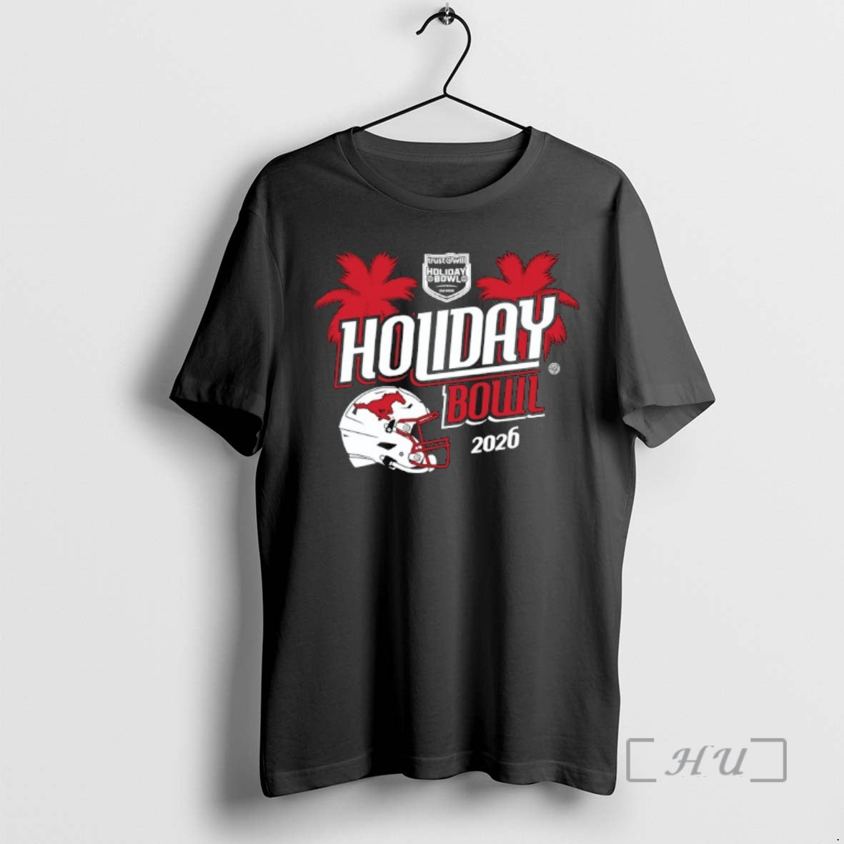 Officials Mustang Smu Football Holiday Bowl 2026 T-Shirts, Hoodie, Sweatshirt | AU01DripNestTees.com