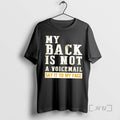 Officials My Back Is Not A Voicemail Say It To My Face Premium T Shirts Hoodie, Sweatshirt | AU01DripNestTees.com