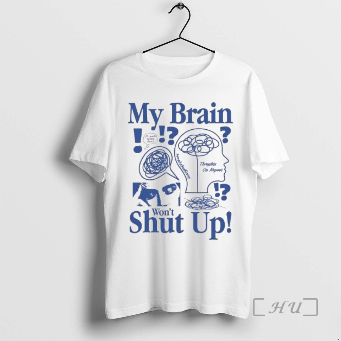 Officials My Brain Wont Shut Up Graphic T-Shirts, Hoodie, Sweatshirt | AU01DripNestTees.com