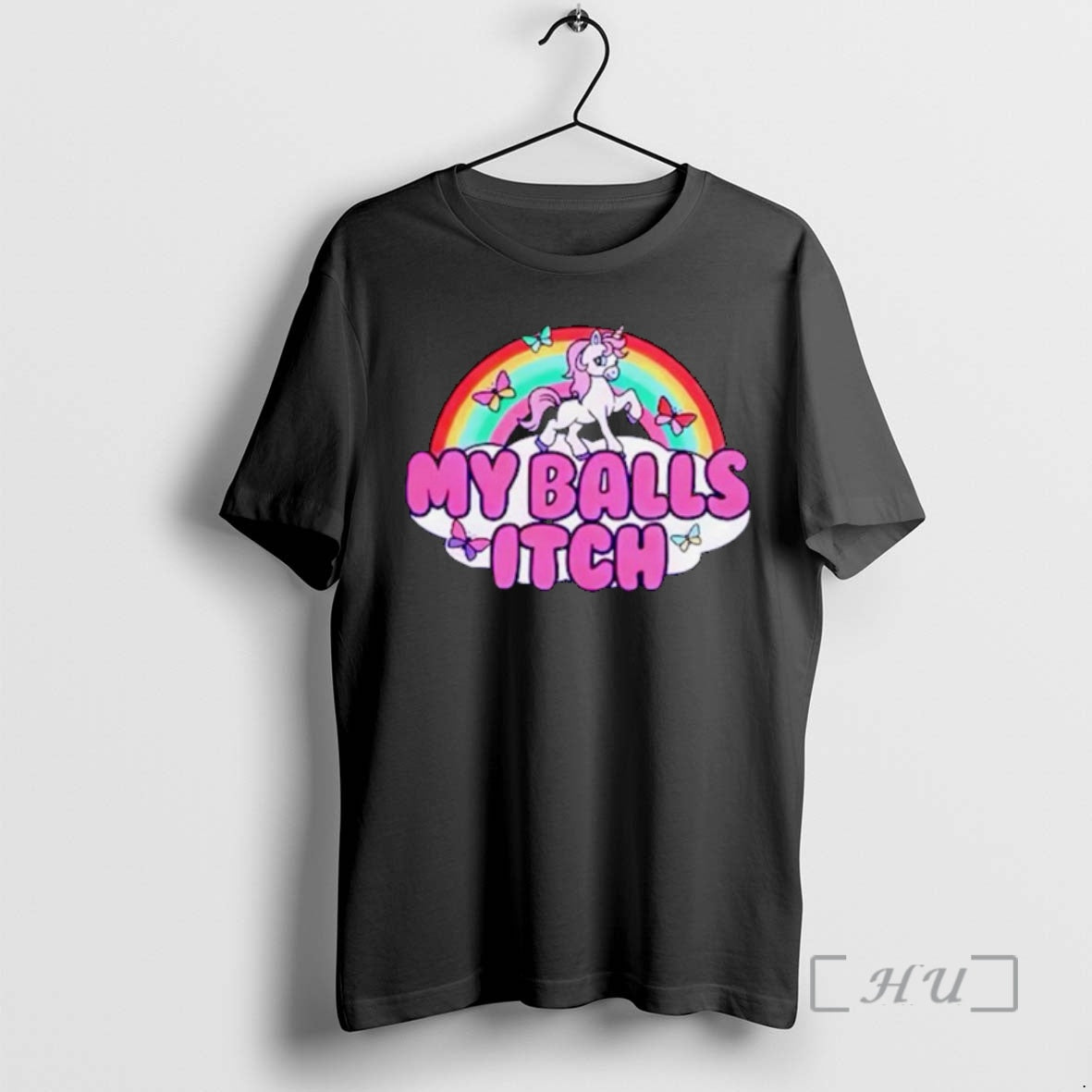 Officials My Balls Itch Unicorn Rainbow Ornaments T-Shirts, Hoodie, Sweatshirt | AU01DripNestTees.com