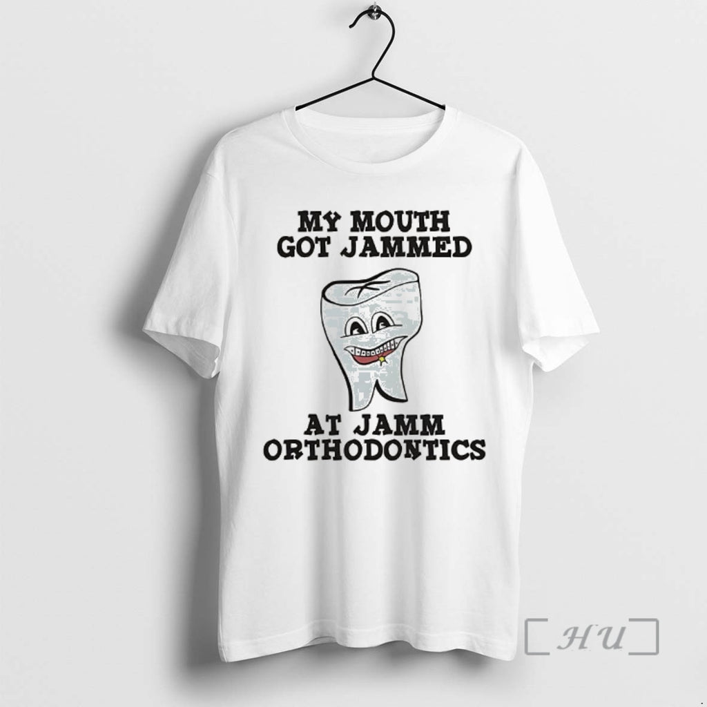 Officials My Mouth Got Jammed At Jamm Orthodontics Leslie Knope T-Shirts, Hoodie, Sweatshirt | AU01DripNestTees.com