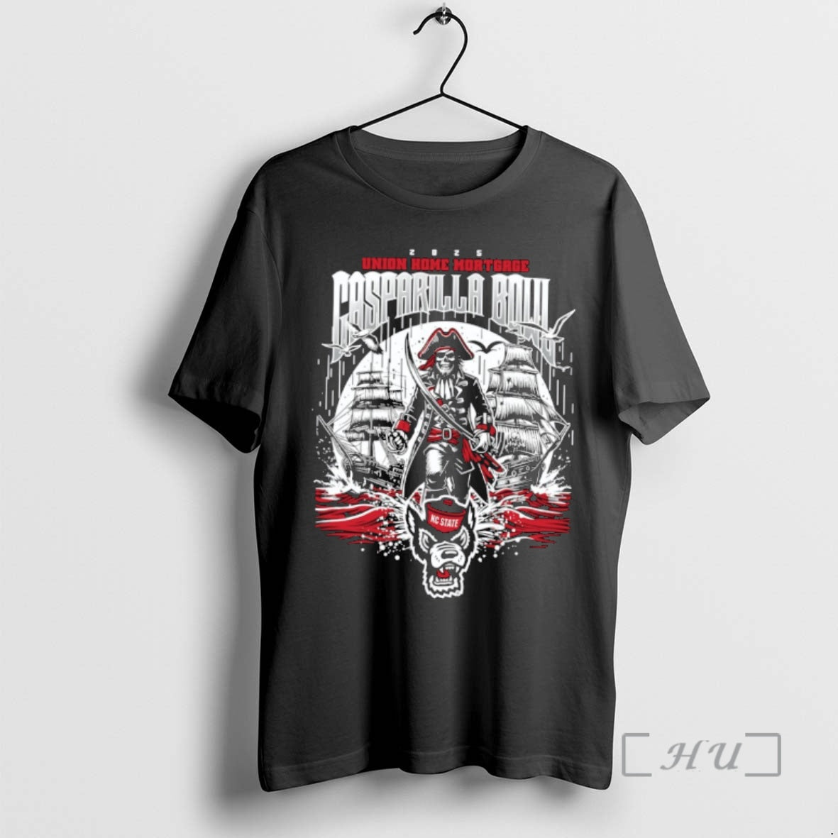 Officials Nc State Wolfpack 2025 Union Home Mortgage Gasparilla Bowl Graphic Premium T Shirts Sweater Hoodie, Sweatshirt