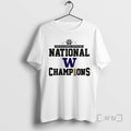 Officials Ncaa Washington Huskies 2025 National Champions T-Shirts, Hoodie, Sweatshirt | AU01DripNestTees.com
