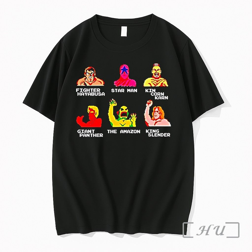 Officials Nes Pro Wrestling Characters Retro 8 Bit