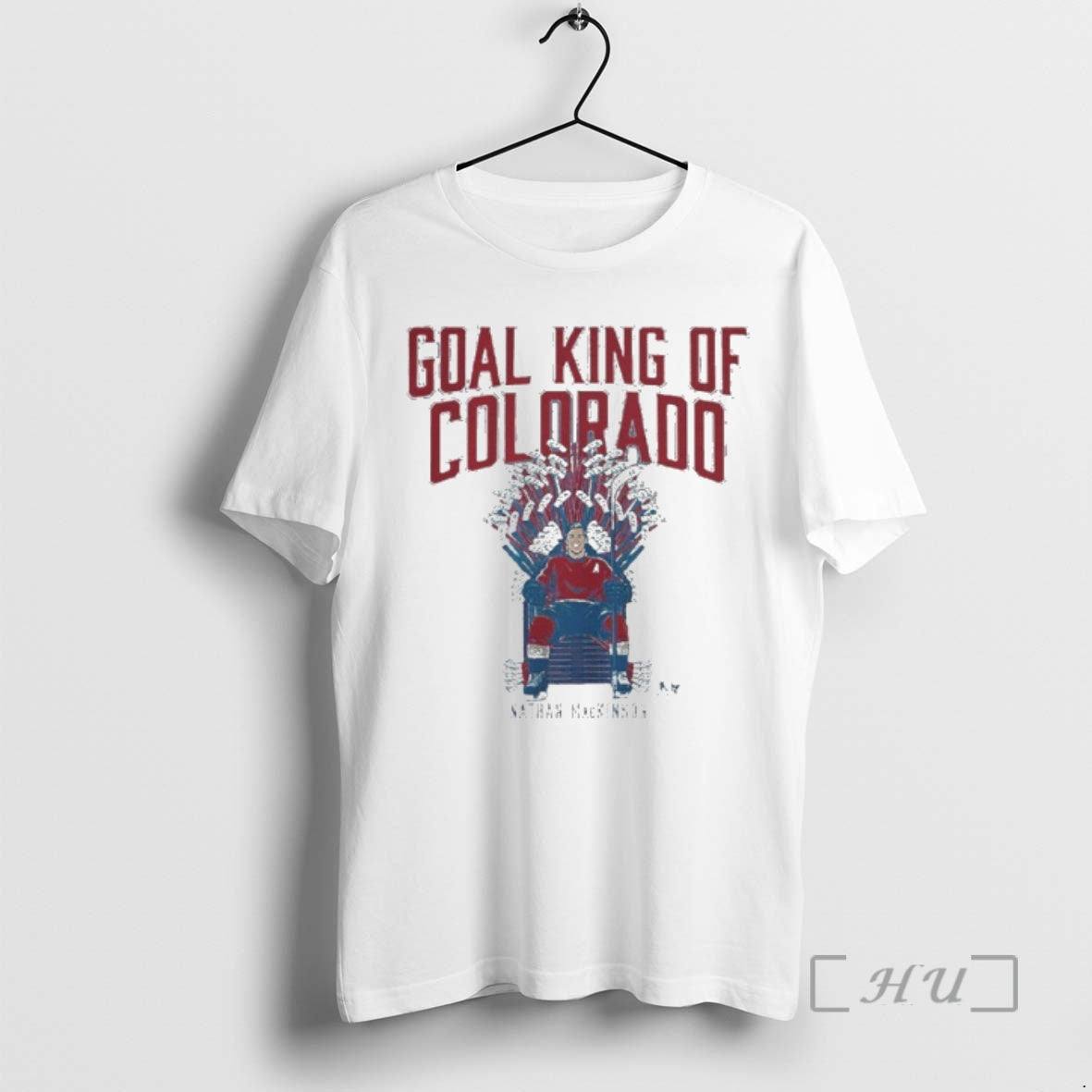 Officials Nathan Mackinnon Goal King Of Colorado T-Shirts, Hoodie, Sweatshirt | AU01DripNestTees.com