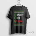Officials Naughty Nice Latino Ugly Christmas Sweat T-Shirts, Hoodie, Sweatshirt | AU01DripNestTees.com