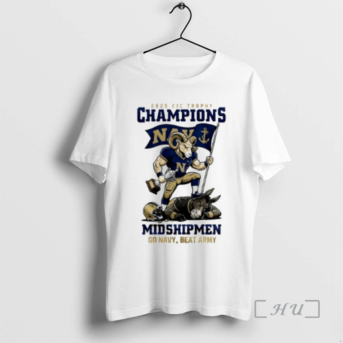 Officials Navy Midshipmen 2025 Cic Trophy Champions Go Nay Beat Army Premium T Shirts Sweater Hoodie, Sweatshirt