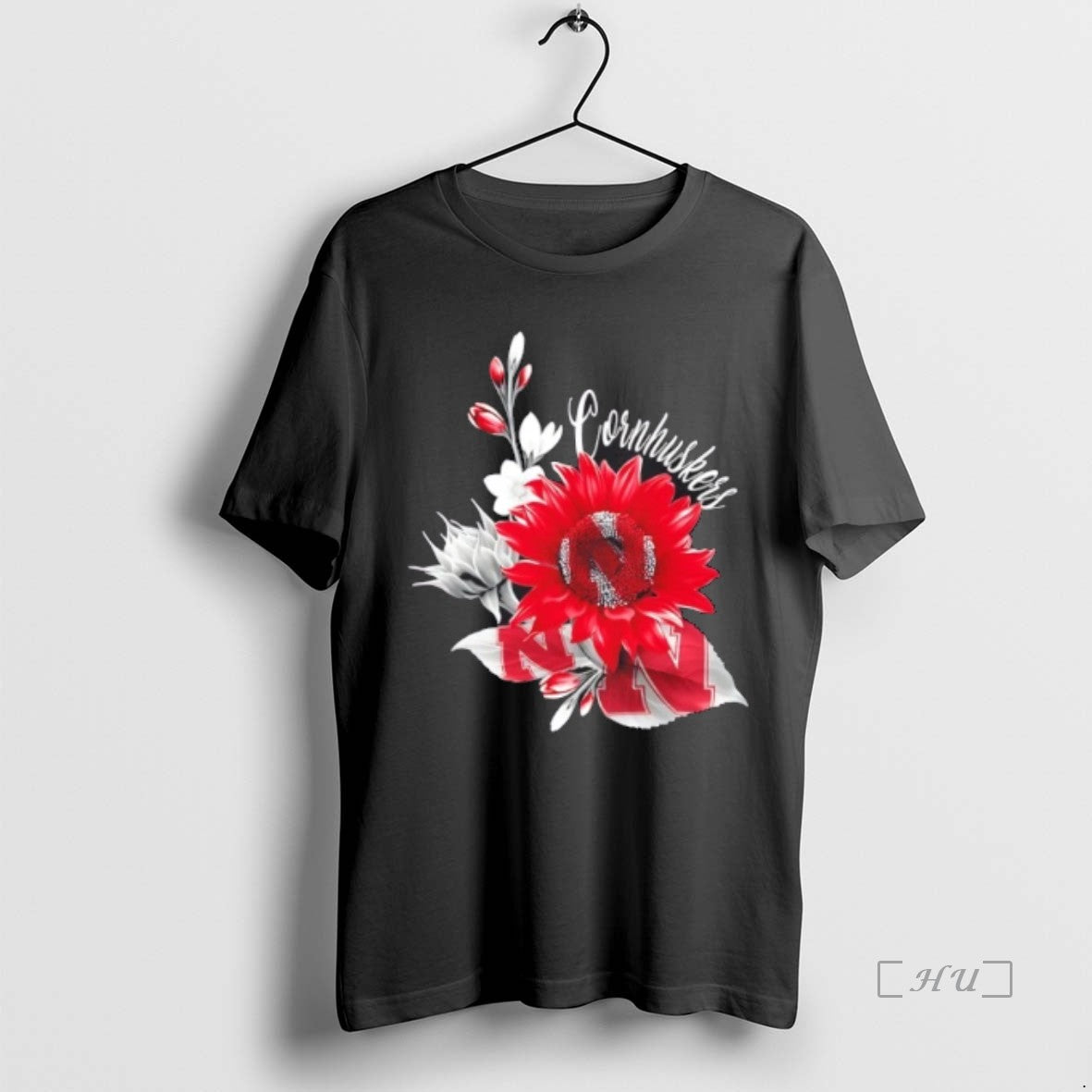 Officials Nebraska Cornhuskers Football X Sunflower Floral T-Shirts, Hoodie, Sweatshirt | AU01DripNestTees.com