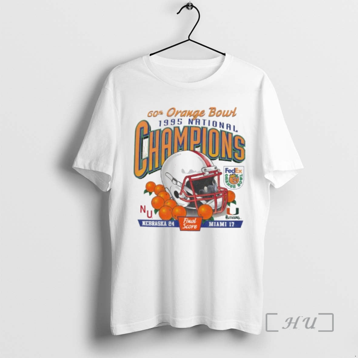 Officials Nebraska Cornhuskers Orange Bowl Champions 1995 T-Shirts, Hoodie, Sweatshirt | AU01DripNestTees.com