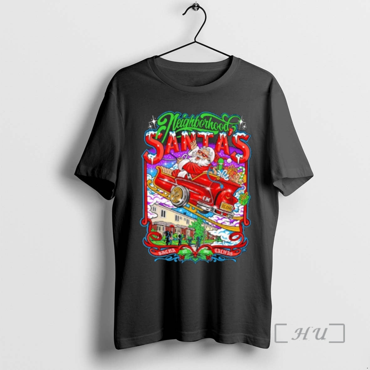 Officials Neighborhood Santas Sacra Califas Est T-Shirts, Hoodie, Sweatshirt | AU01DripNestTees.com