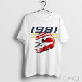 Officials Nelson Piquet First World Championship 1981 Brabham Ford Parmalat T Shirt