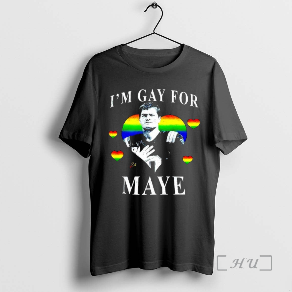 Officials New England Football Im Gay For Maye Lgbt Heart T-Shirts, Hoodie, Sweatshirt | AU01DripNestTees.com