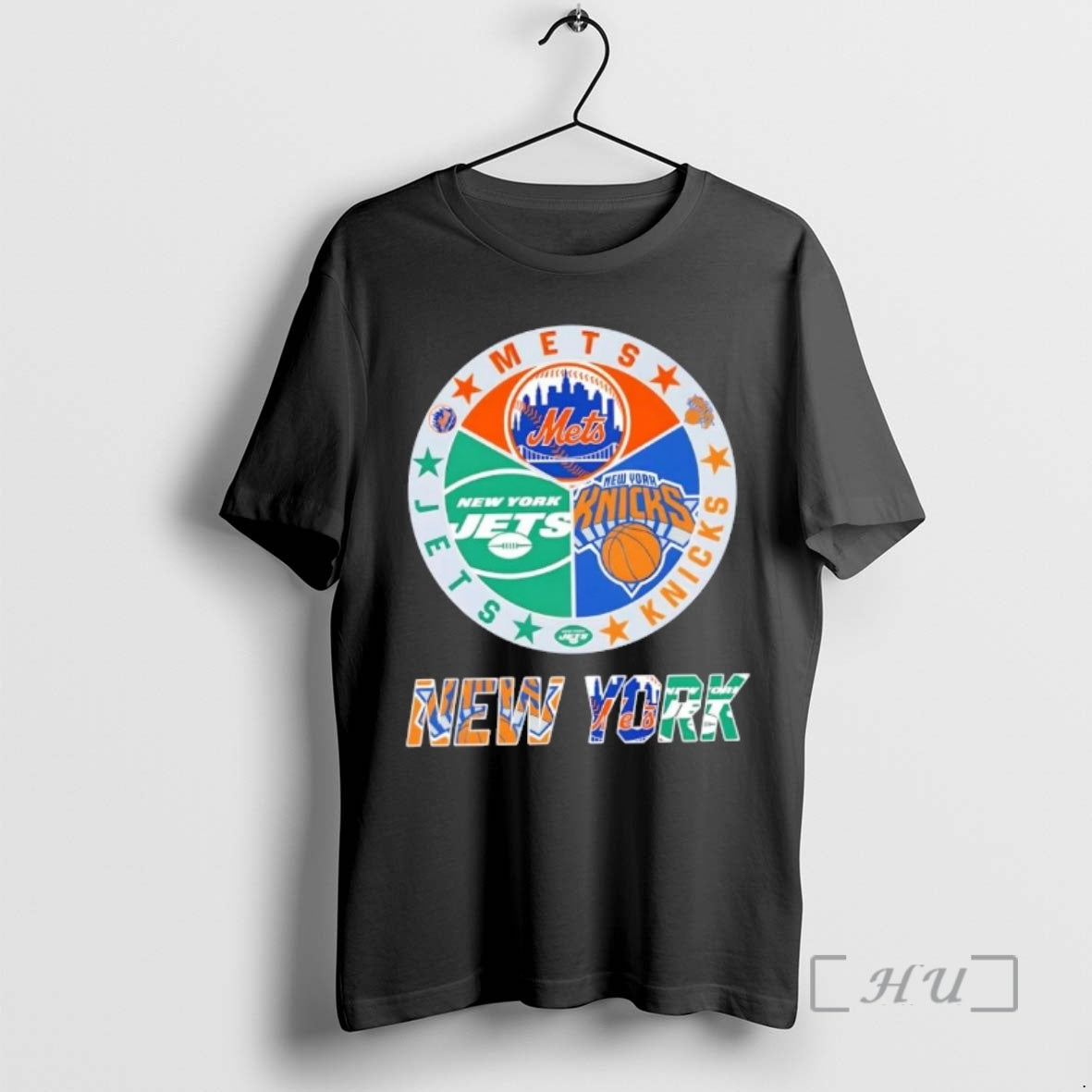 Officials New York City Sports Mets Knicks Jets Logos Combine T-Shirts, Hoodie, Sweatshirt | AU01DripNestTees.com