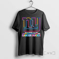 Officials New York Giants Football Whatever Color Cancer Sucks Logo Colors Premium T Shirts Sweater Hoodie, Sweatshirt