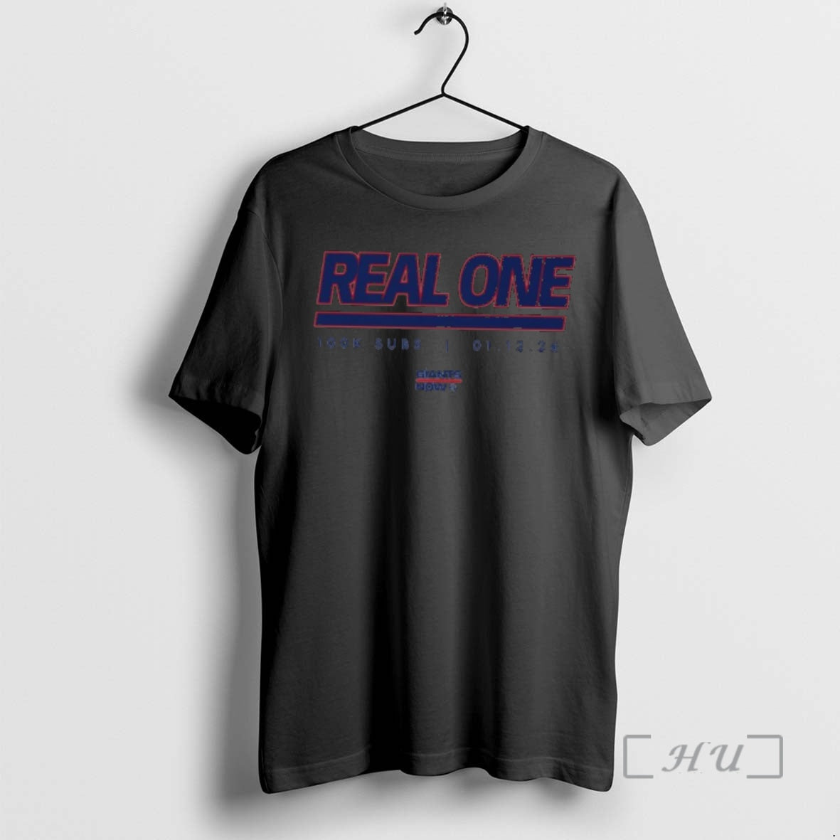 Officials New York Giants Real One 100k Subscribers T-Shirts, Hoodie, Sweatshirt | AU01DripNestTees.com