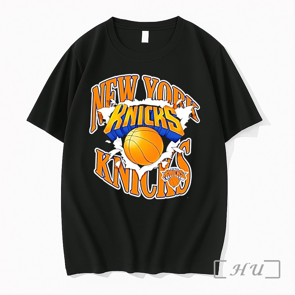 Officials New York Knicks Bursting Basketball Tear Black
