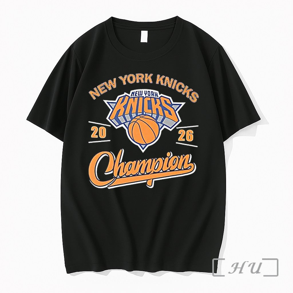 Officials New York Knicks Champions 2025 26 Nba Finals Autographed Graphic Premium T Shirts Sweater