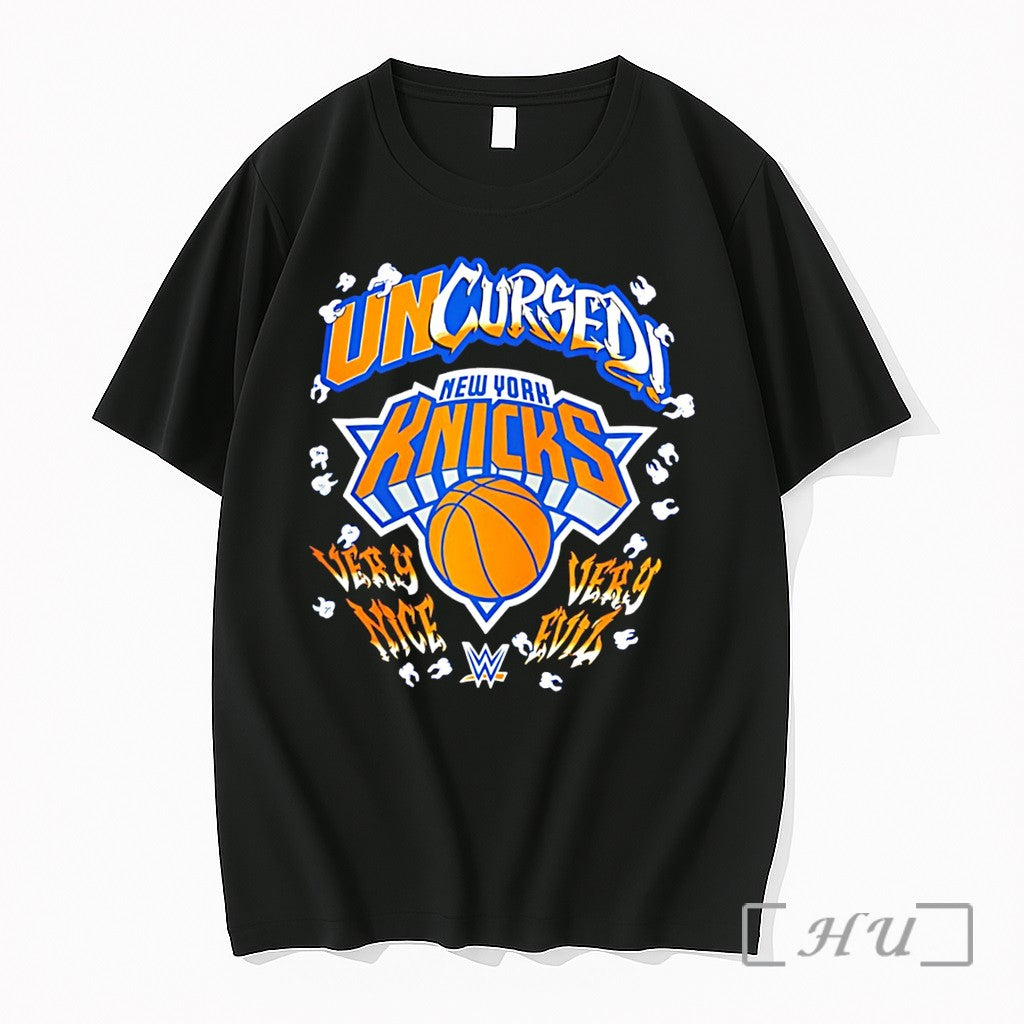 Officials New York Knicks Danhausen Uncursed Every Nice Very Evil Tee Premium T Shirts Sweater