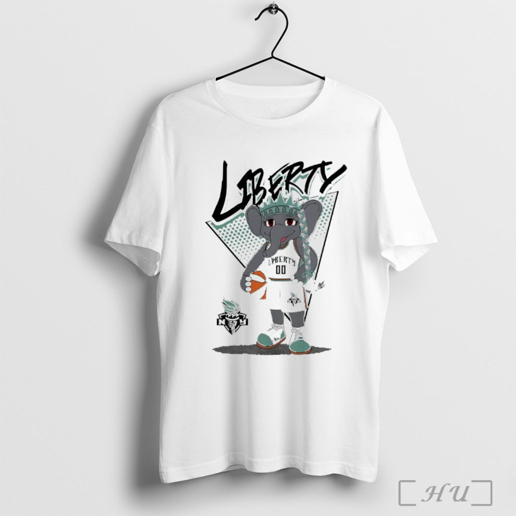 Officials New York Liberty Team Mascot T Shirt