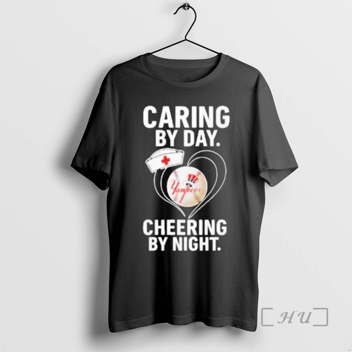 Officials New York Yankees Caring By Day Cheering By Night T-Shirts, Hoodie, Sweatshirt | AU01DripNestTees.com