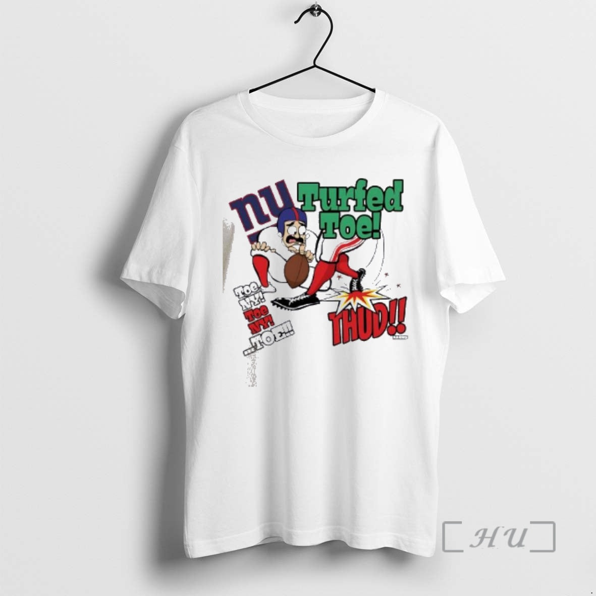 Officials Nice Turfed Toe Thud New York Giants Cartoon T-Shirts, Hoodie, Sweatshirt | AU01DripNestTees.com