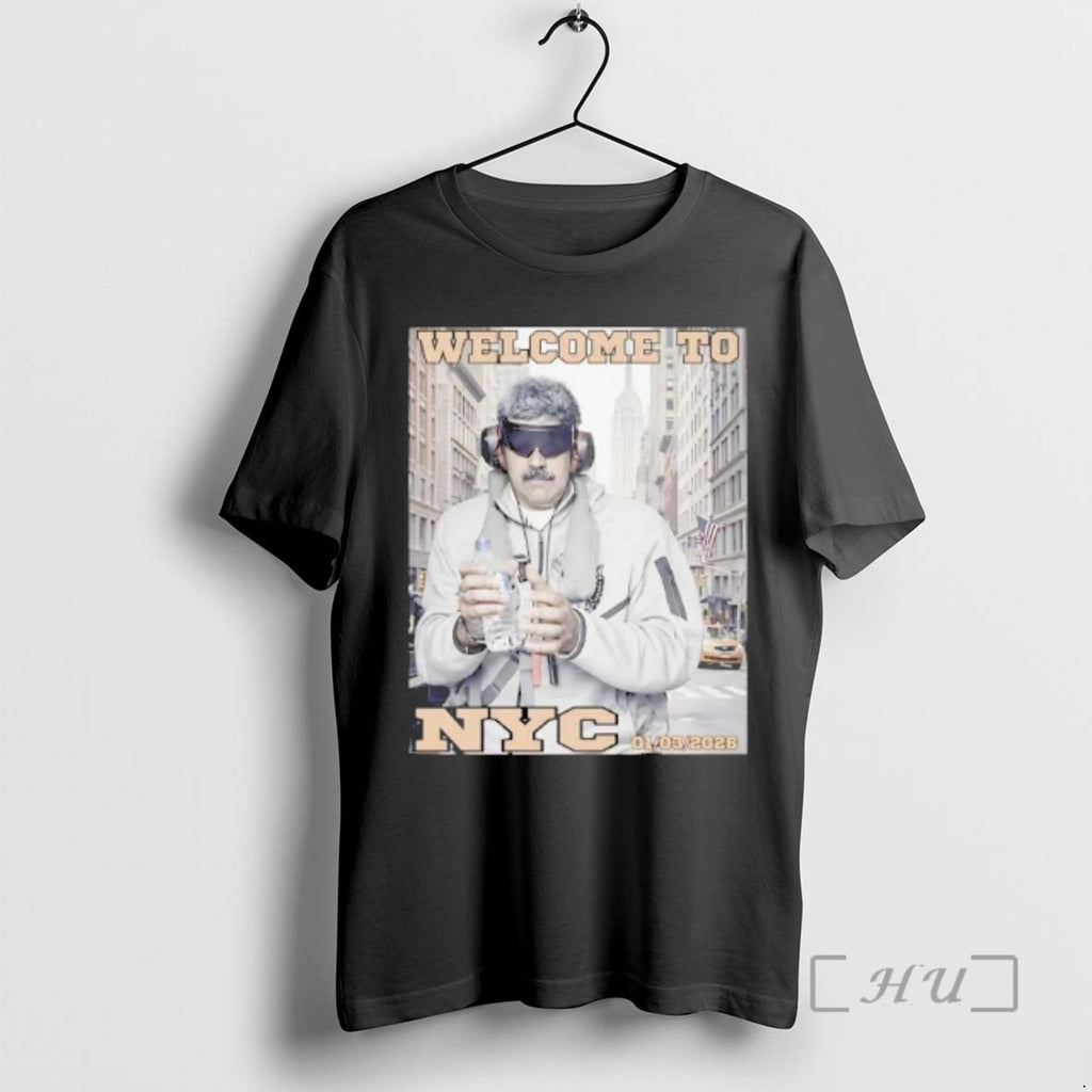 Officials Nicolas Maduro Captured Welcome To New York T-Shirts, Hoodie, Sweatshirt | AU01DripNestTees.com