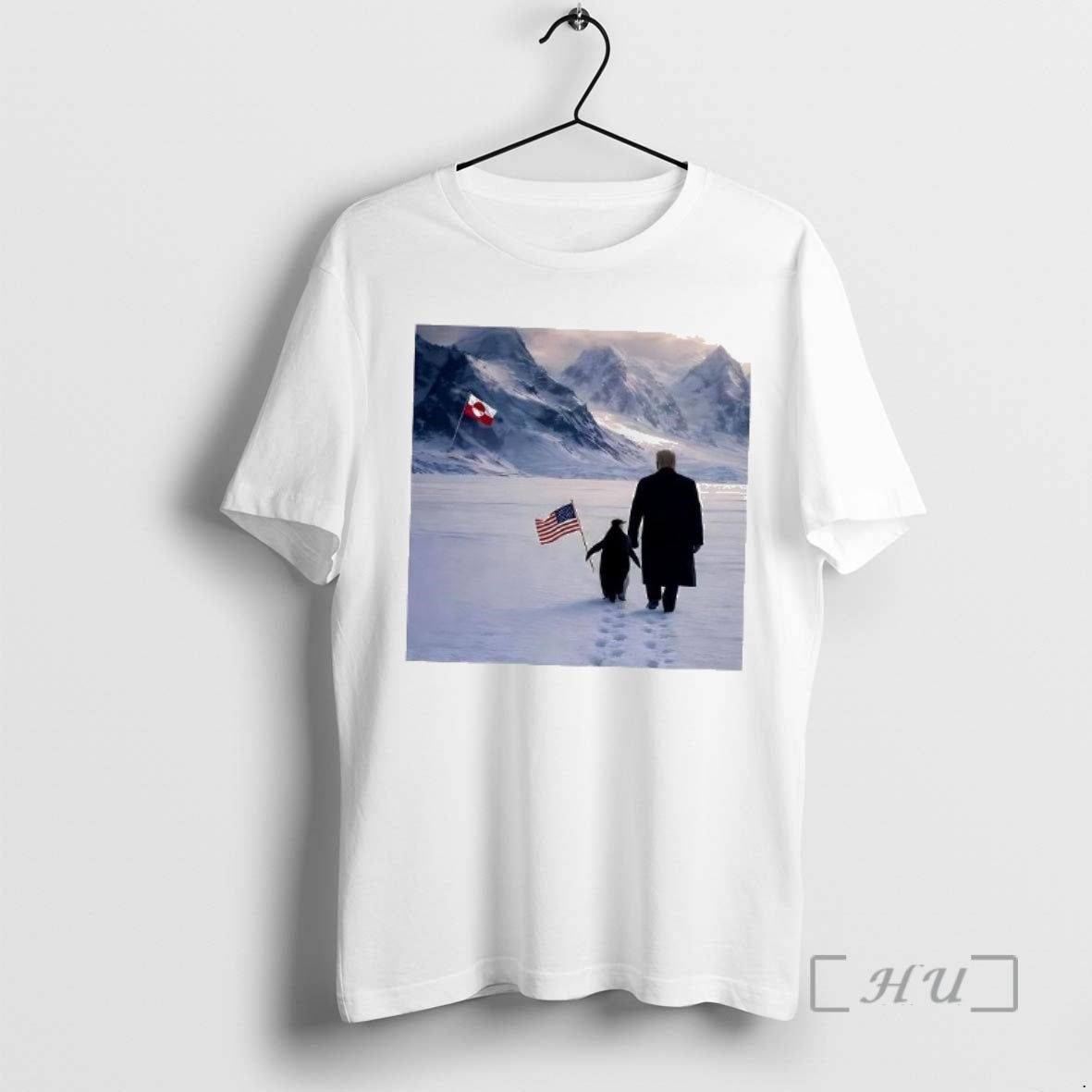 Officials Nihilist Penguin And Trump Flag Woman T-Shirts, Hoodie, Sweatshirt | AU01DripNestTees.com