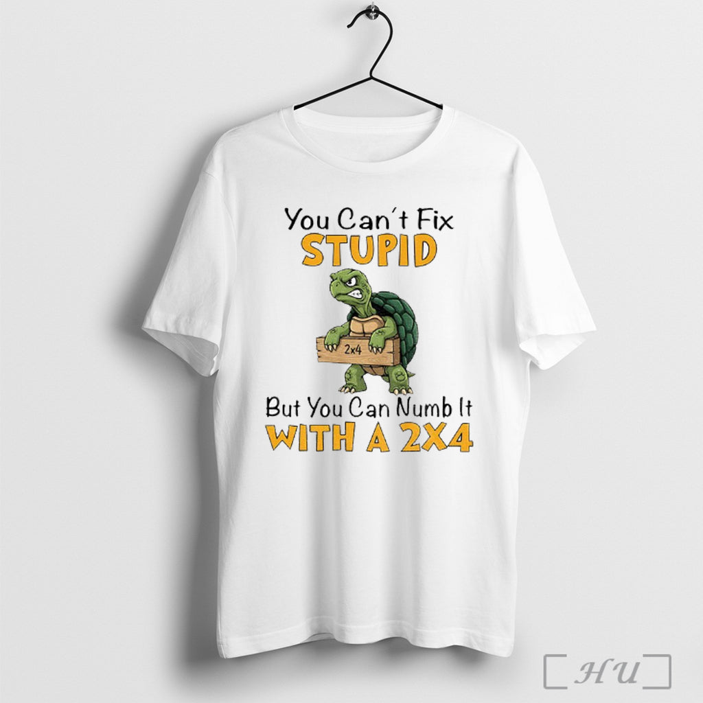 Officials Ninja Turtle You Cant Fix Stupid But I Can Numb It With A 2x4