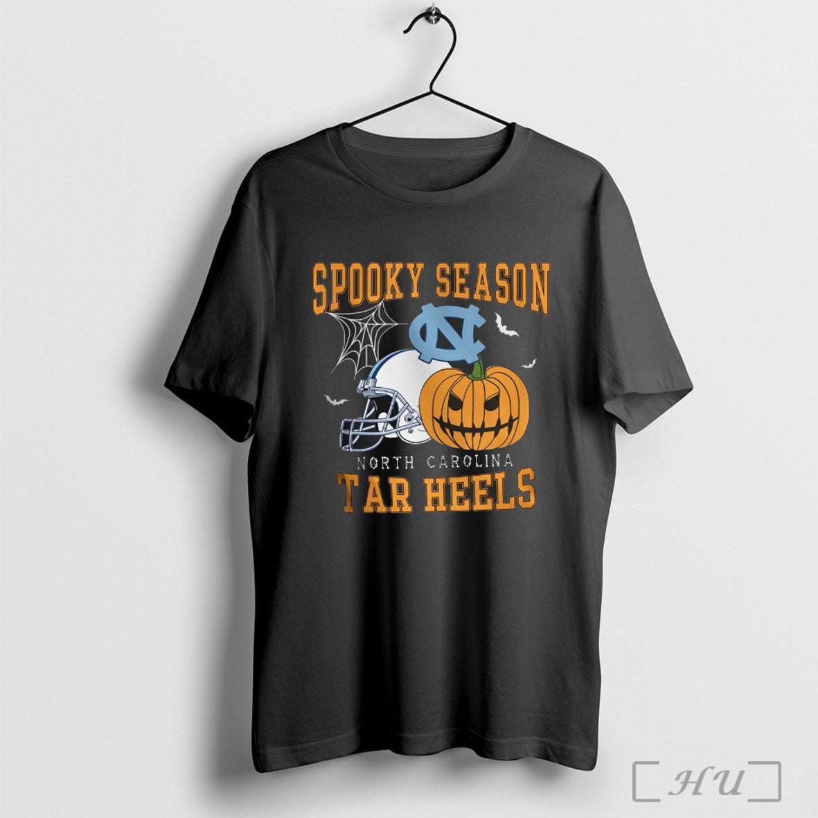 Officials North Carolina Tar Heels 2025 Ncaa Halloween Spooky Season Vintage T Shirt