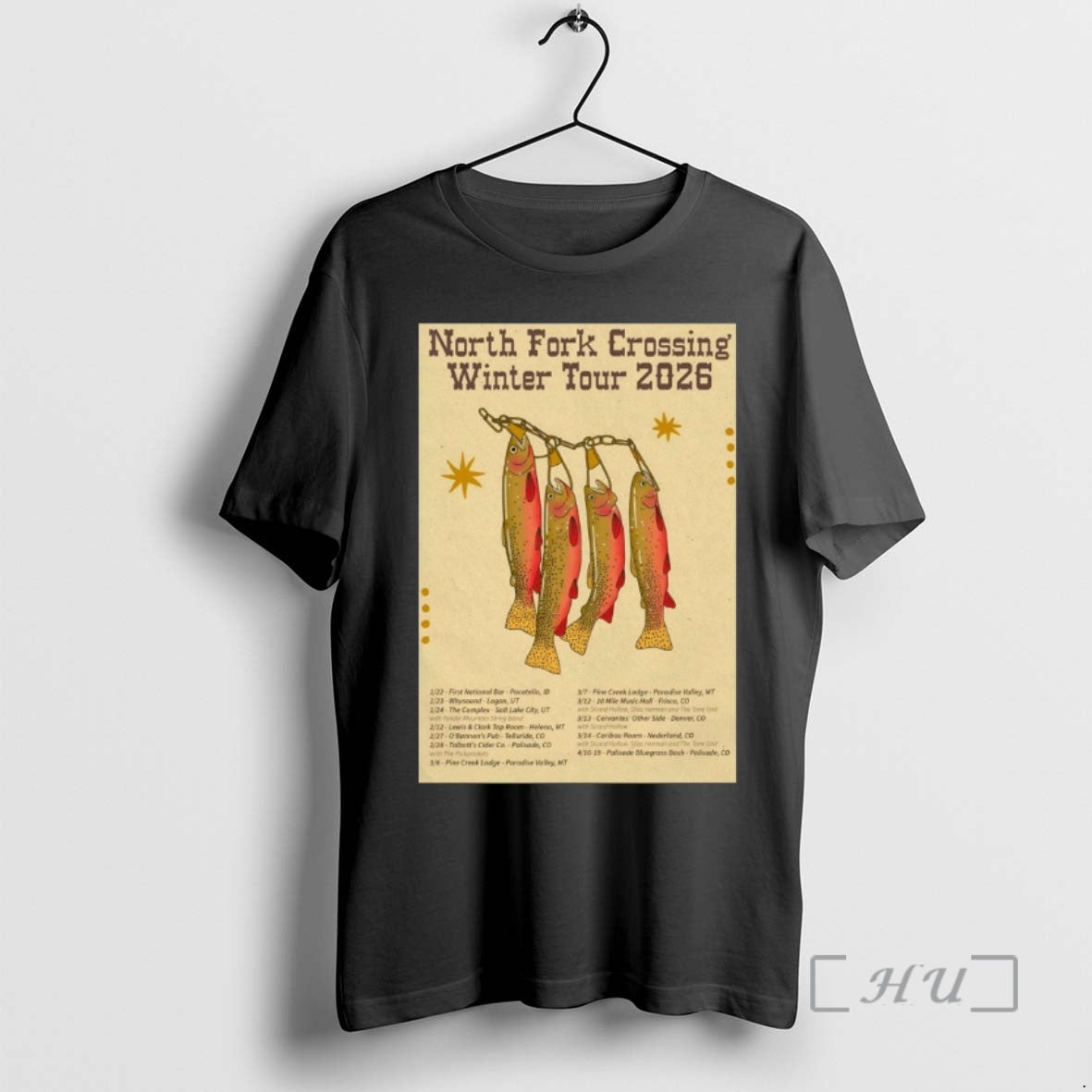 Officials North Fork Crossing 2026 Winter Tour T-Shirts, Hoodie, Sweatshirt | AU01DripNestTees.com