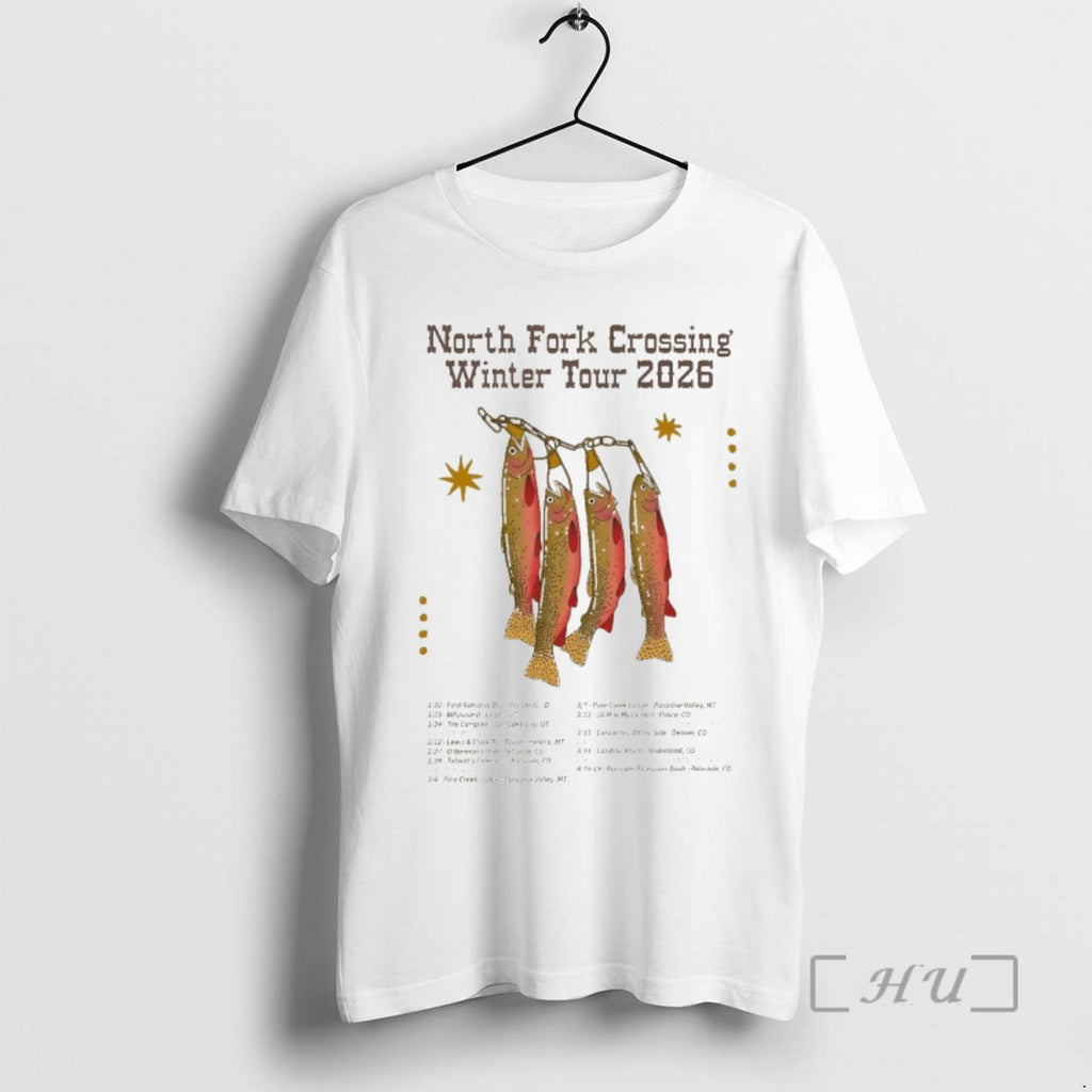 Officials North Fork Crossing Winter Tour 2026 Fish T-Shirts, Hoodie, Sweatshirt | AU01DripNestTees.com