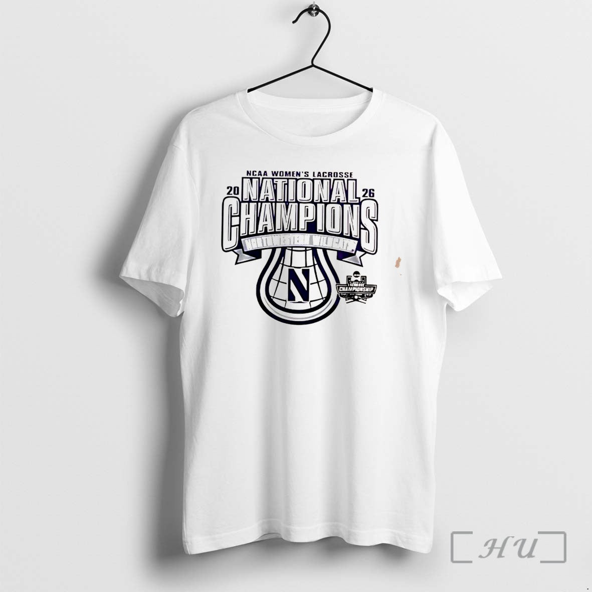 Officials Northwestern Wildcats Womens Lacrosse 2026 National Champions Tee