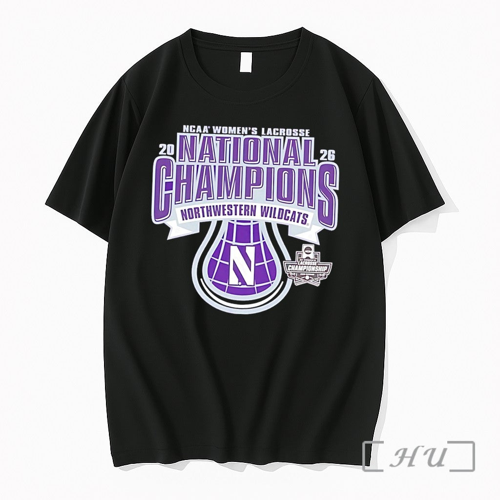 Officials Northwestern Womens Lacrosse 2026 National Champions Tee