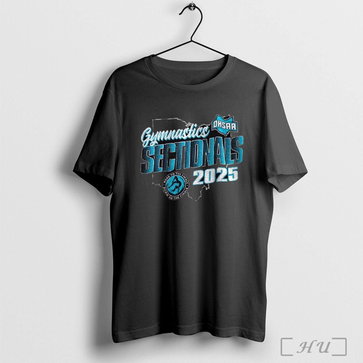 Officials Ohsaa Gymnastics Sectionals Road To The Finals 2025 T Shirt