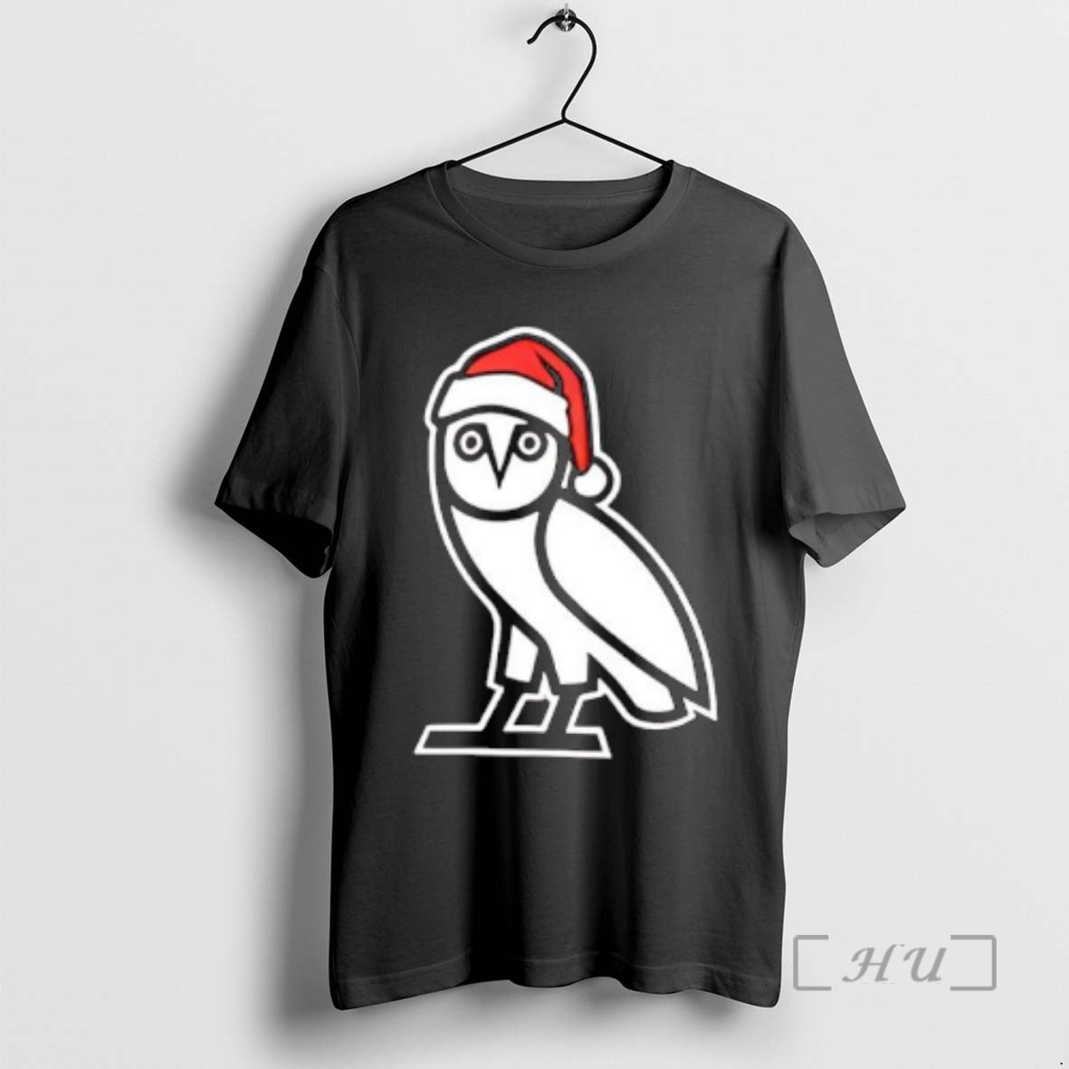 Officials Ovo Holiday Owl Santa Hat Graphic T-Shirts, Hoodie, Sweatshirt | AU01DripNestTees.com
