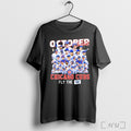 Officials October Baseball 2025 Chicago Cubs Fly The W T Shirt