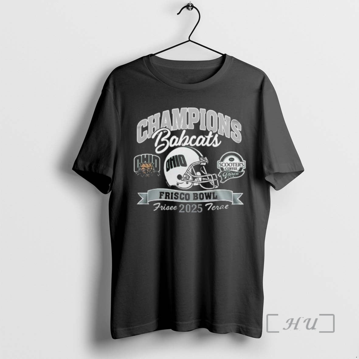 Officials Ohio Bobcats Football Frisco Bowl Champions 2025 T-Shirts, Hoodie, Sweatshirt | AU01DripNestTees.com