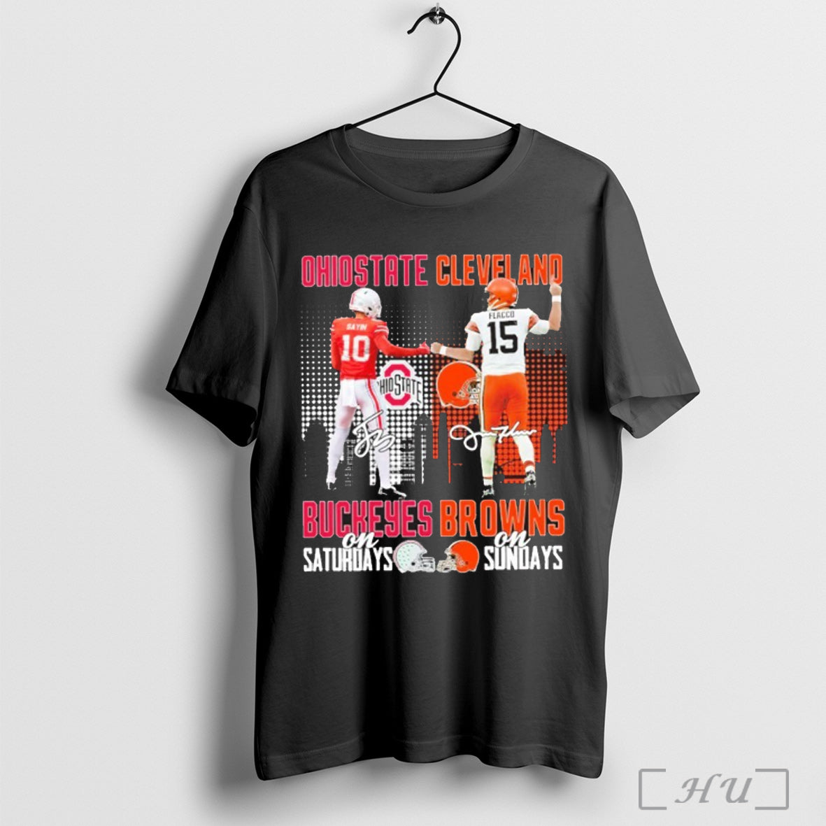 Officials Ohio State Cleveland Buckeyes Browns Player City T Shirt