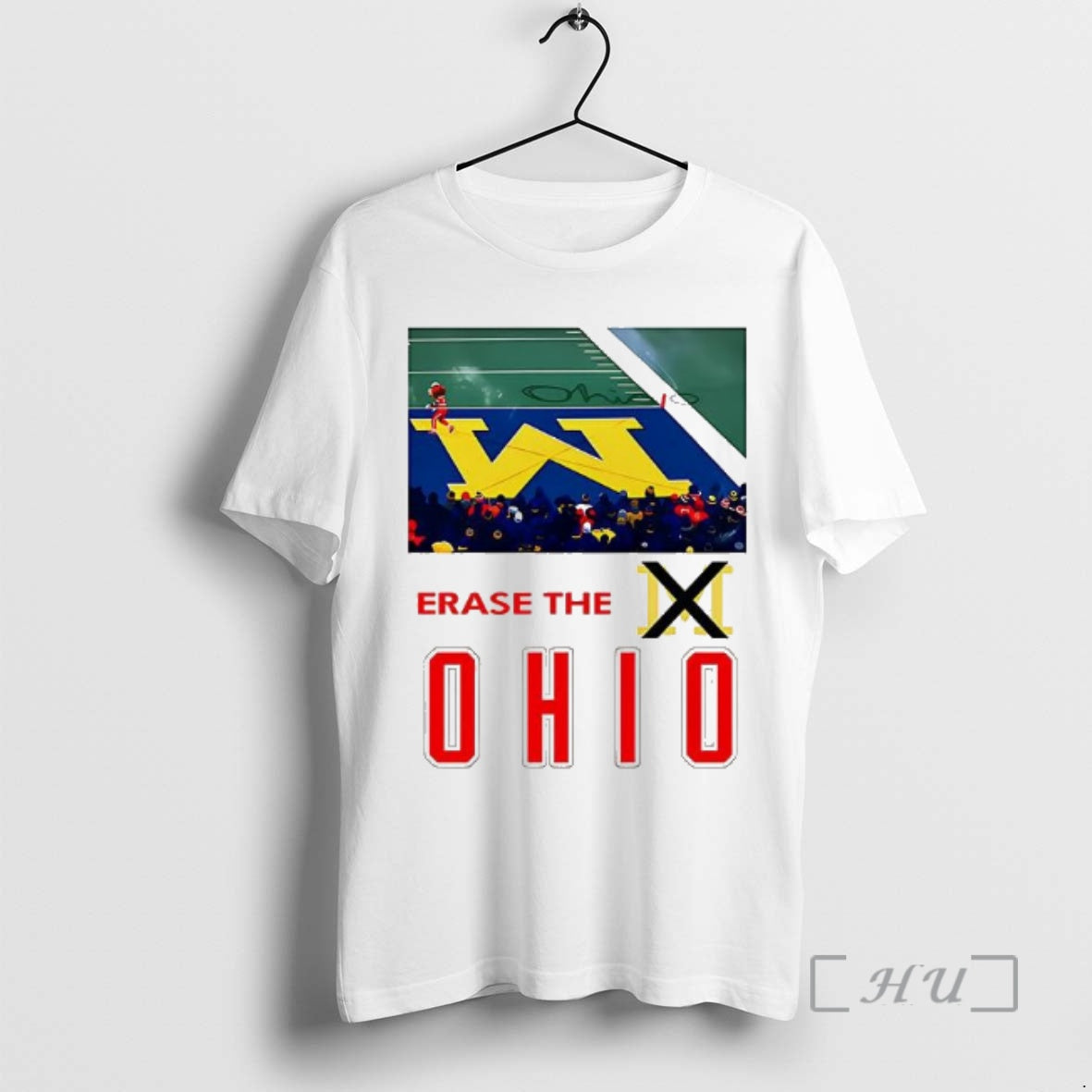 Officials Ohio Vs Michigan Erase The Ohio T-Shirts, Hoodie, Sweatshirt | AU01DripNestTees.com