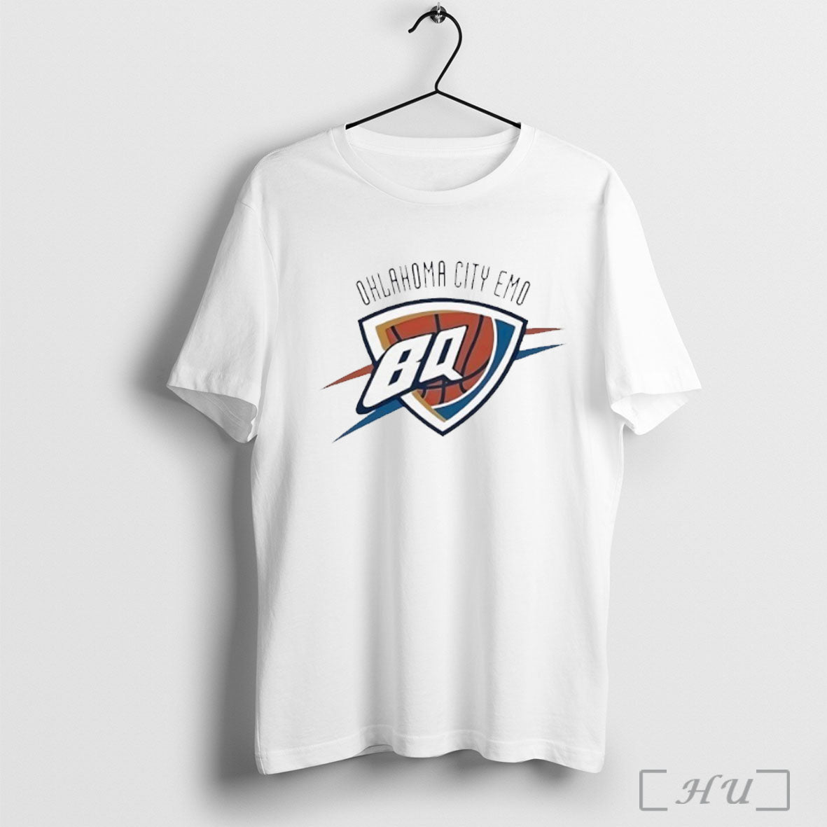 Officials Oklahoma City Emo Style Oklahoma City Thunder Logo Parody T Shirt