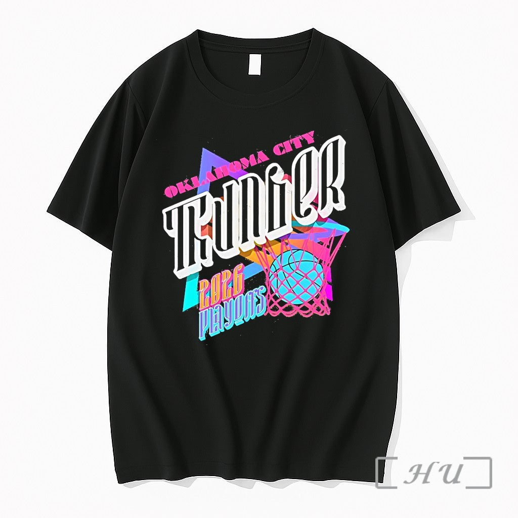 Officials Oklahoma City Thunder Basketball 2026 Playoffs Retro