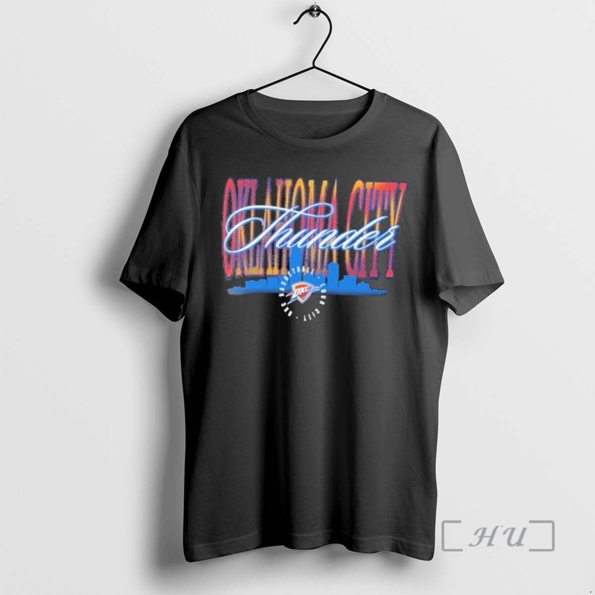 Officials Oklahoma City Thunder Chase Chrome Skyline T-Shirts, Hoodie, Sweatshirt | AU01DripNestTees.com