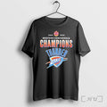 Officials Oklahoma City Thunder Finals Western Conference Champions 2025 2026 Retro Premium T Shirts Sweater