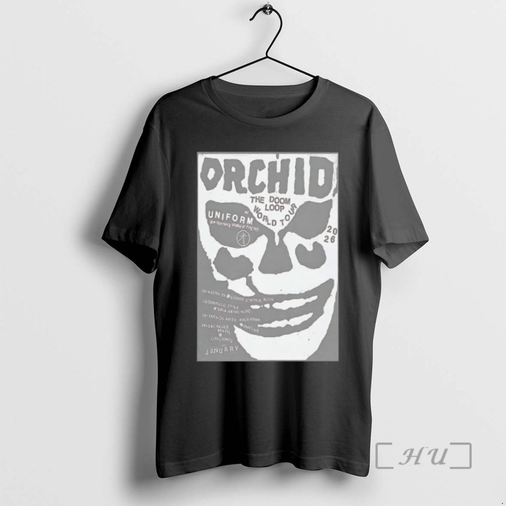 Officials Orchid The Doom Loop World Tour 2026 T-Shirts, Hoodie, Sweatshirt | AU01DripNestTees.com