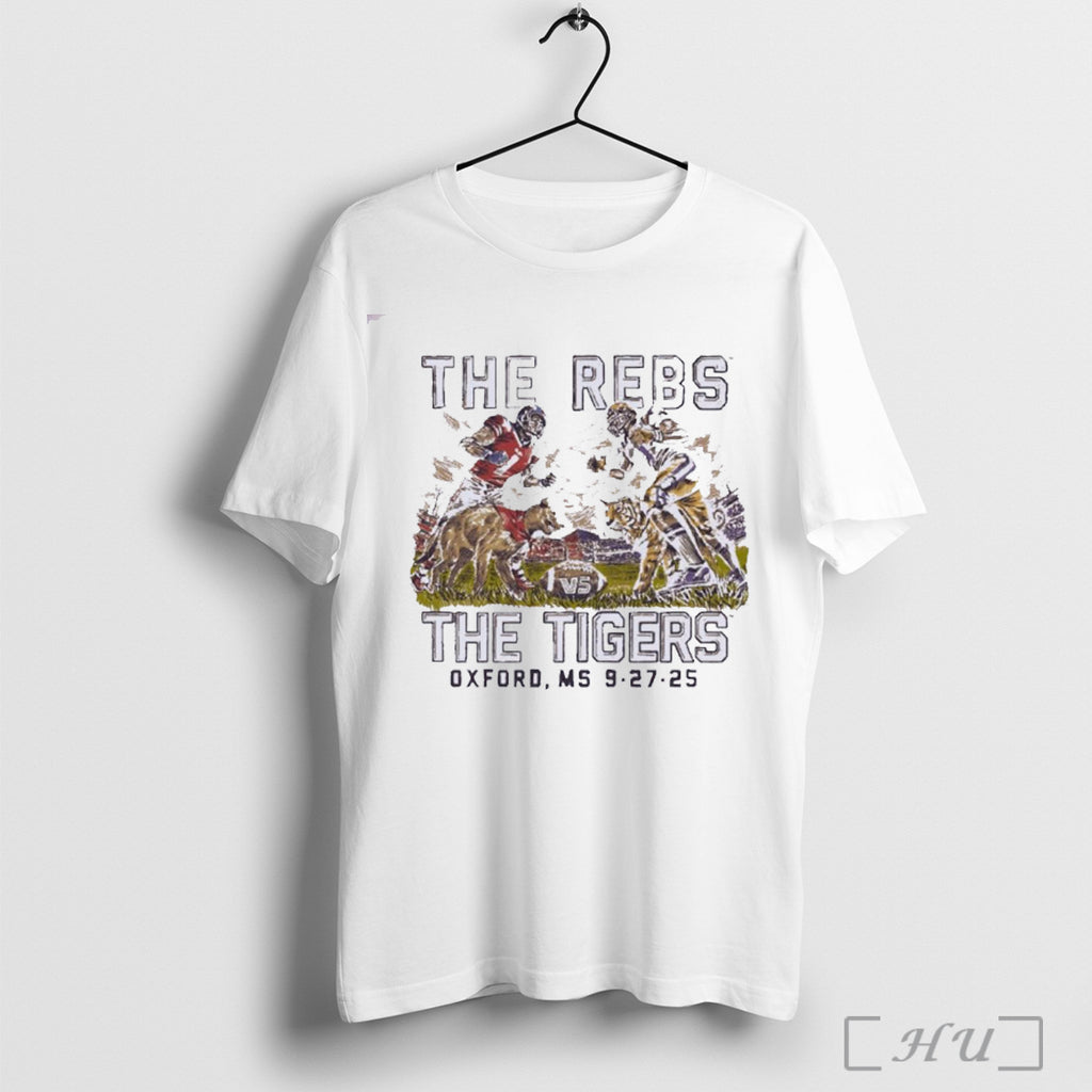Officials Oxford Ms Ole Miss Vs Lsu Game Day 2025 T Shirt