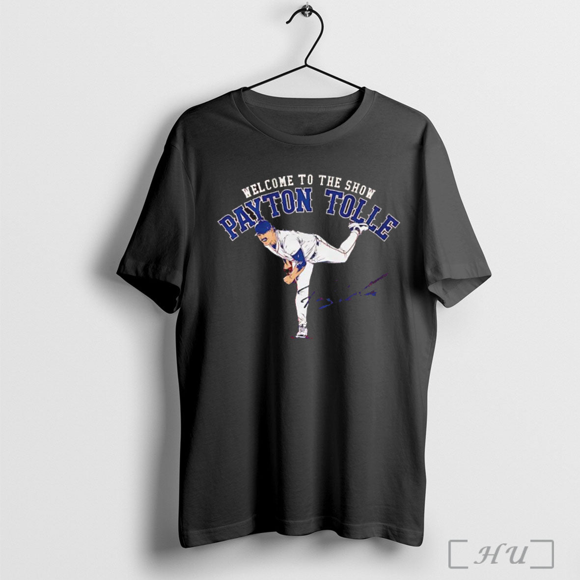 Officials Payton Tolle Welcome To The Show Signature T Shirt Black T Shirt